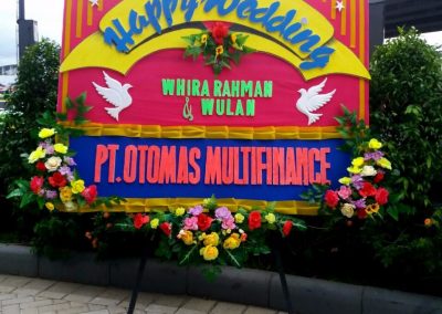 Bunga papan wedding pekanbaru florist